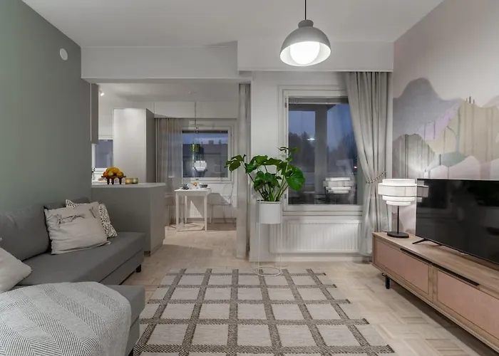 Lägenhet The Perfect Pastel Getaway Rovaniemi